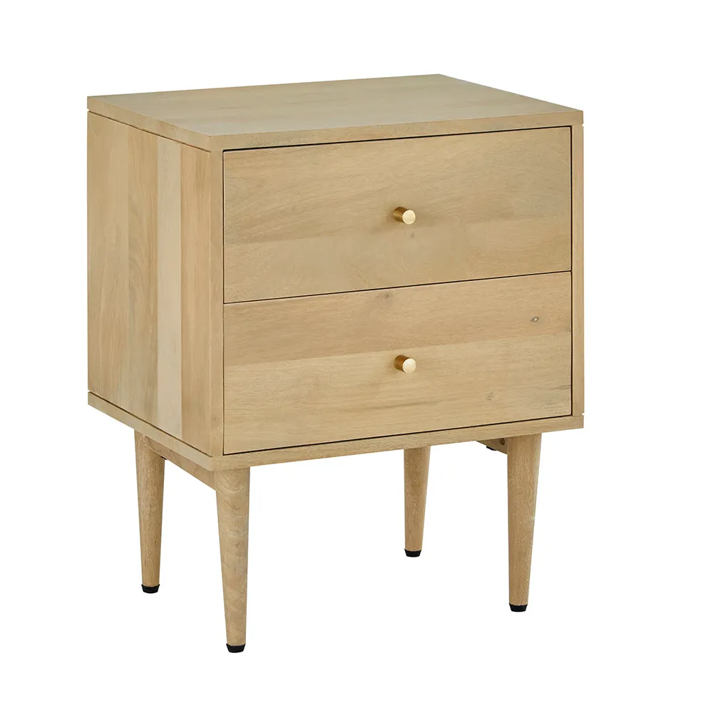 Scandinavian Light Oak Oslo Chest of 3 Drawers