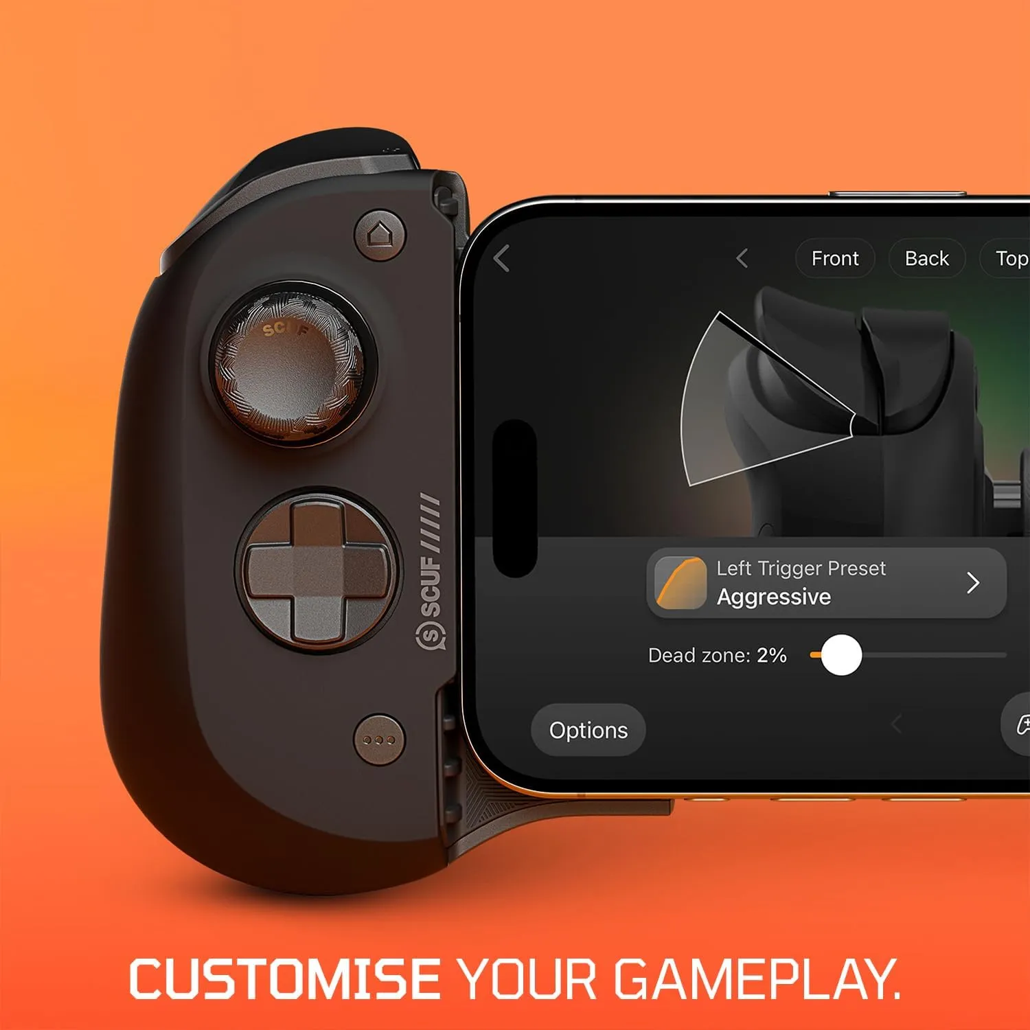 SCUF NOMAD Wireless iPhone Mobile Gaming Controller, Compatible with iOS Devices