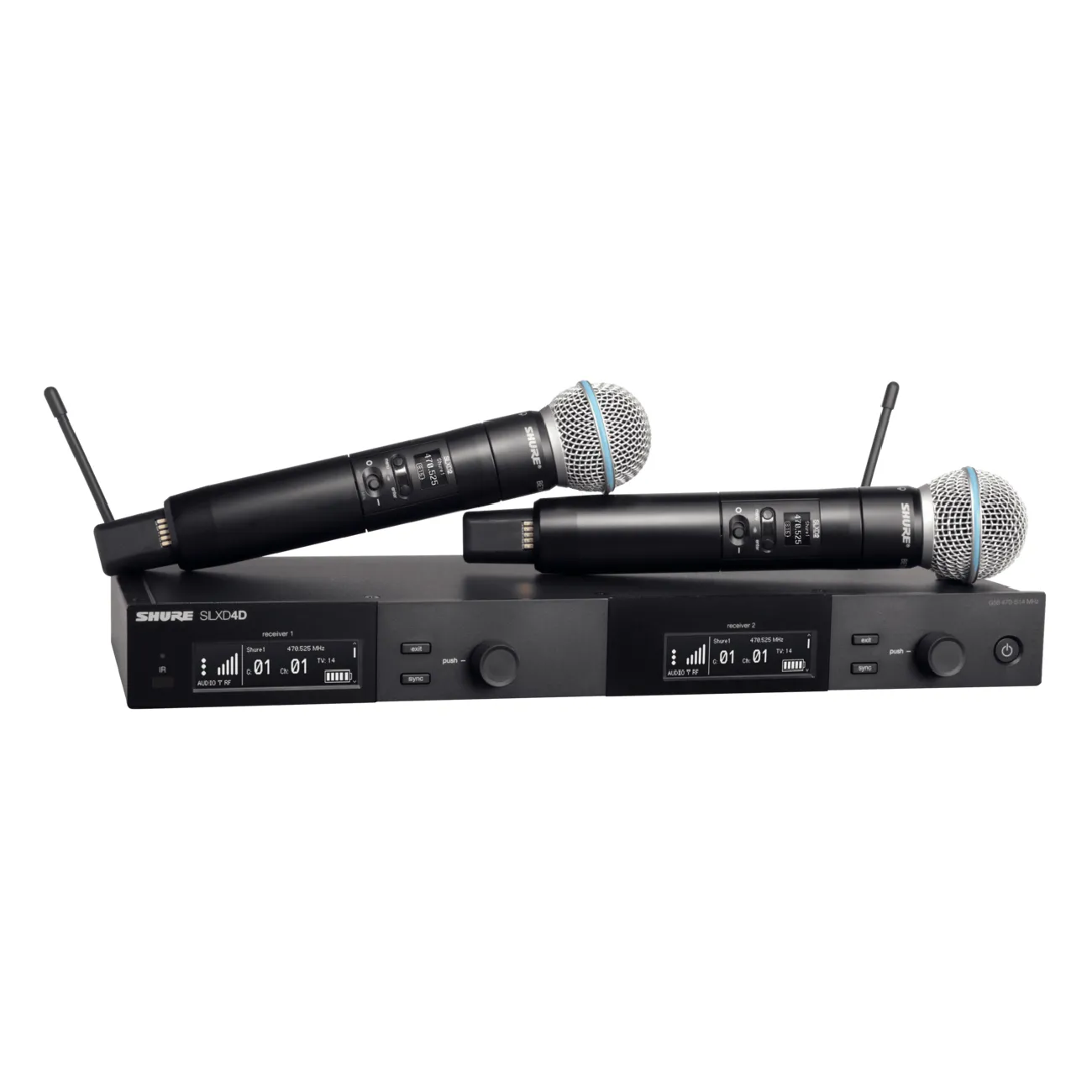 Shure SLXD24D/Beta58 Dual Handheld Wireless System