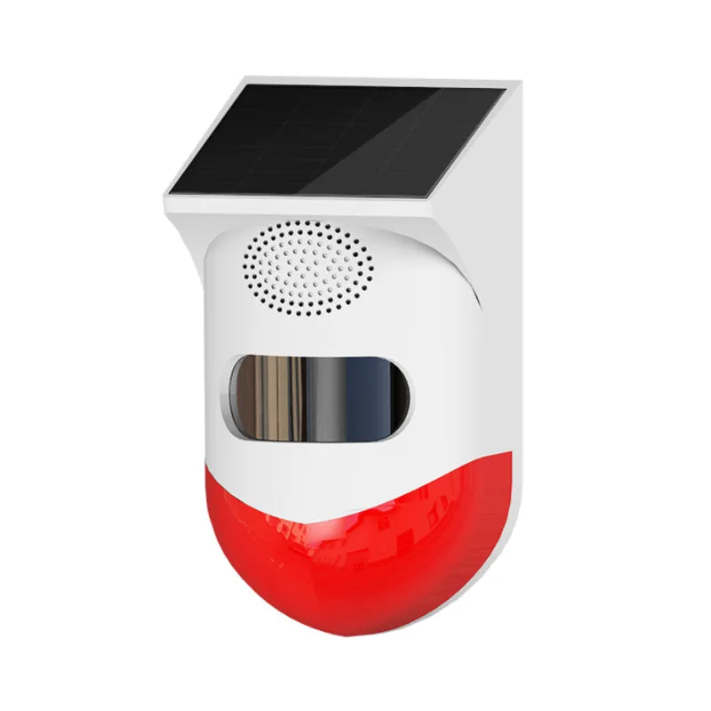 Solar Powered Infrared Motion PIR Sensor Standalone RF433 Wireless Control WIFI TUYA Mobile Alarm