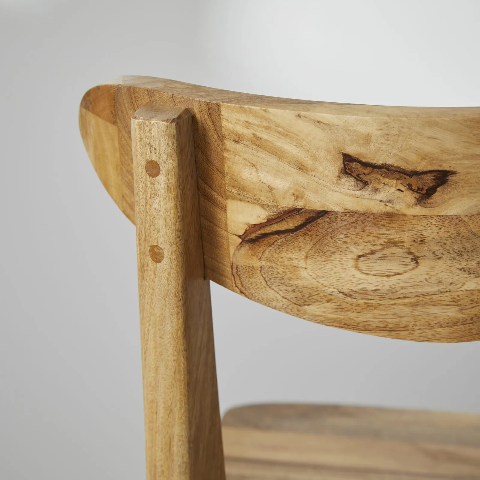 Solid Mango Wood Dining Chair