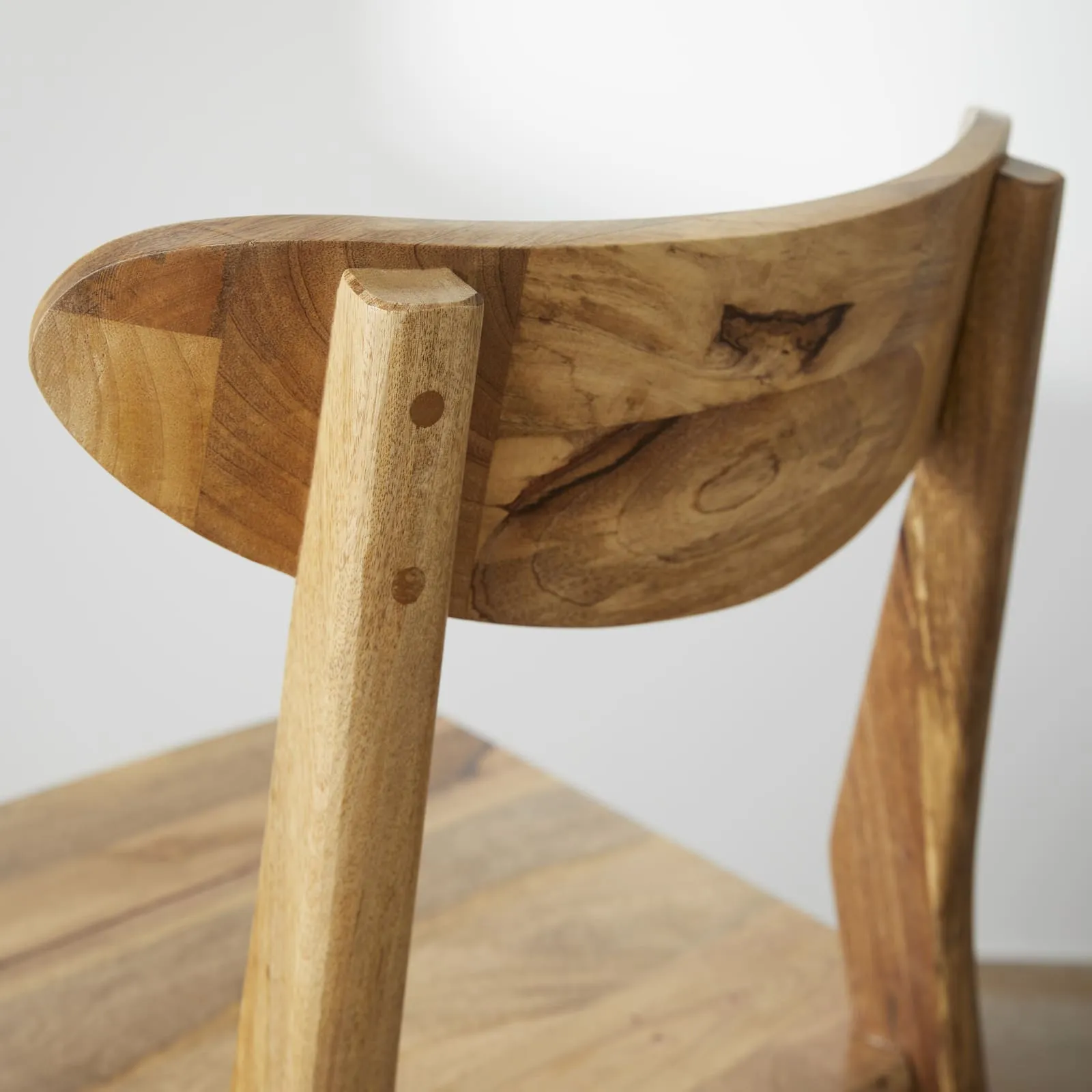 Solid Mango Wood Dining Chair