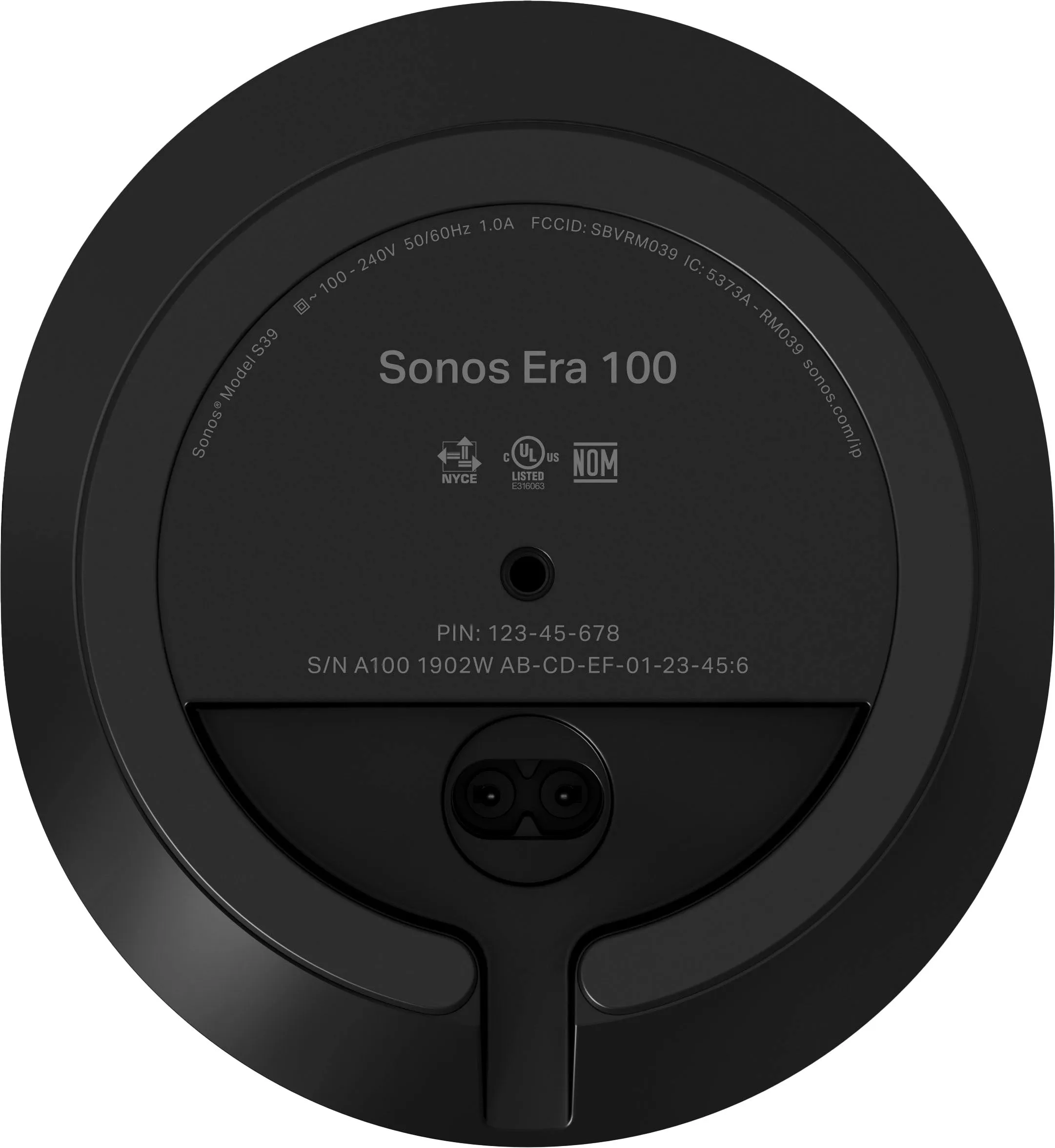 Sonos - Era 100 Speaker (Each) - Black