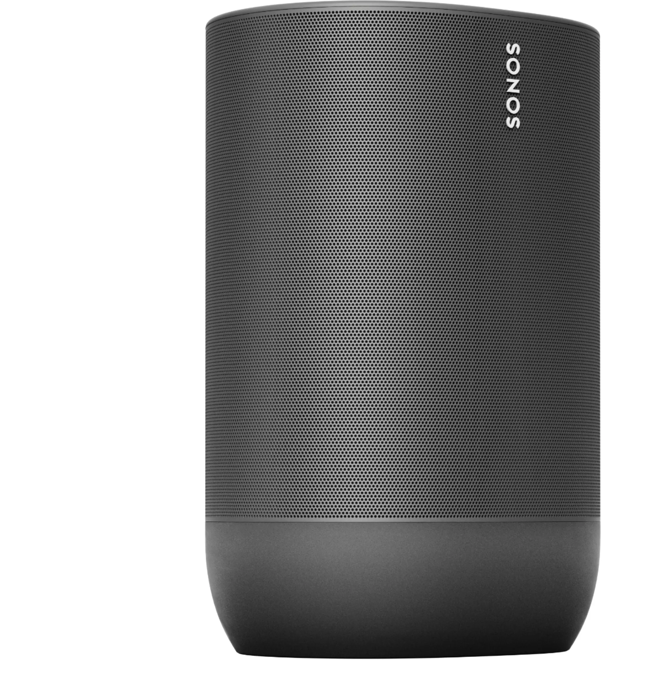 Sonos - Move Smart Portable Wi-Fi and Bluetooth Speaker with Alexa and Google Assistant - Black