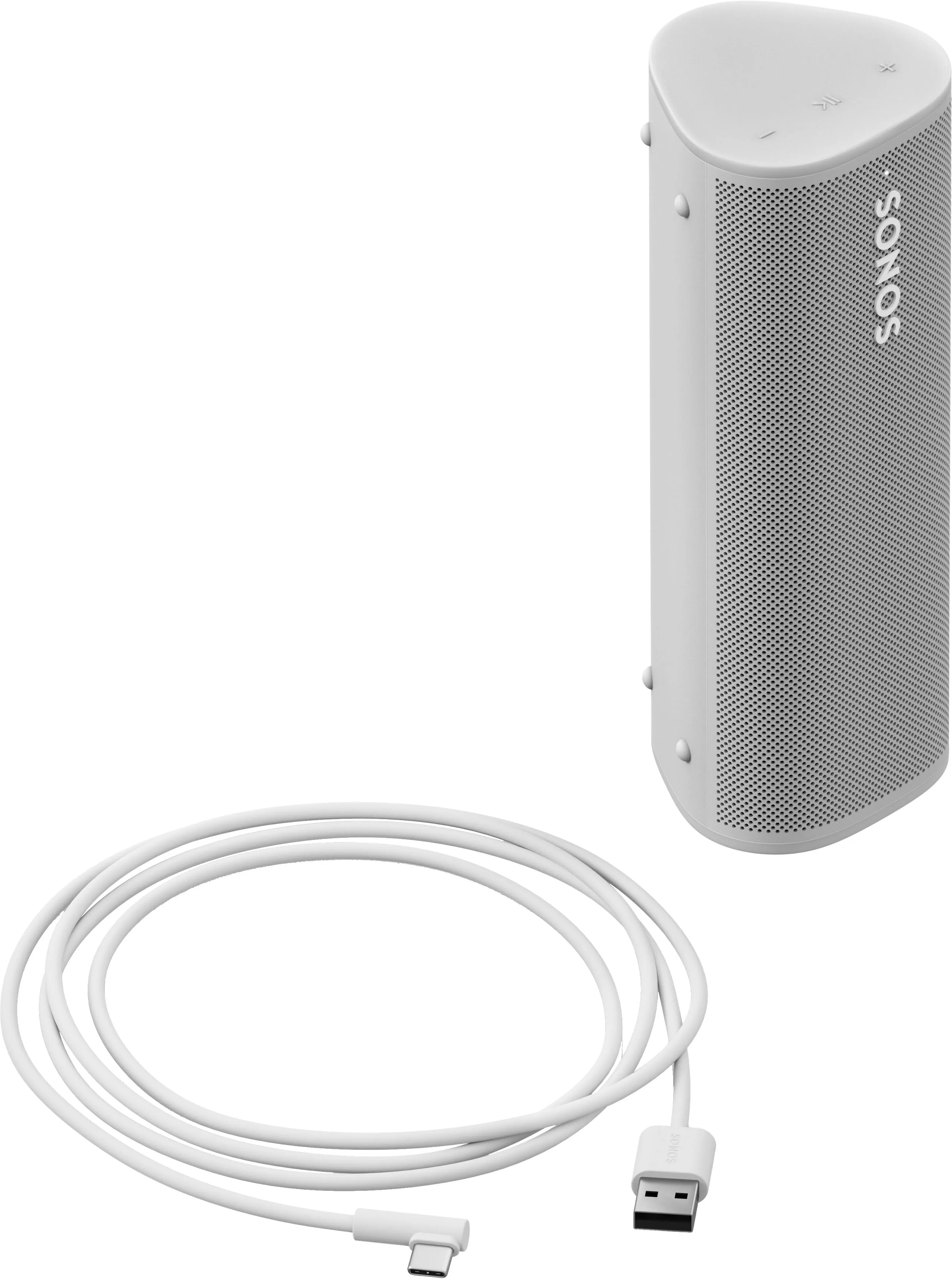 Sonos - Roam SL Portable Bluetooth Wireless Speaker - Lunar White