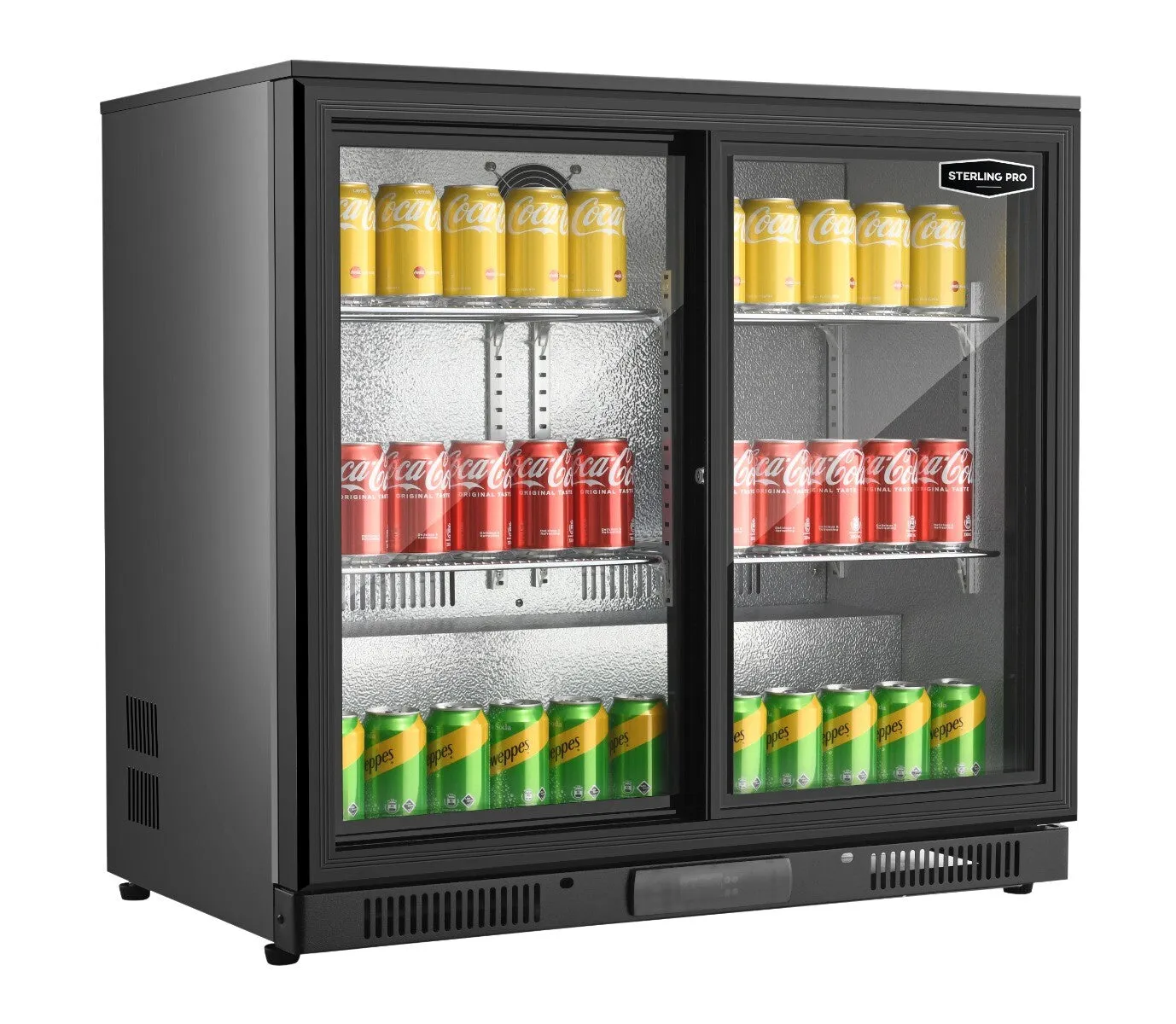 Sterling Pro Green SP2HC 180 Bottle Double Door Bottle Cooler