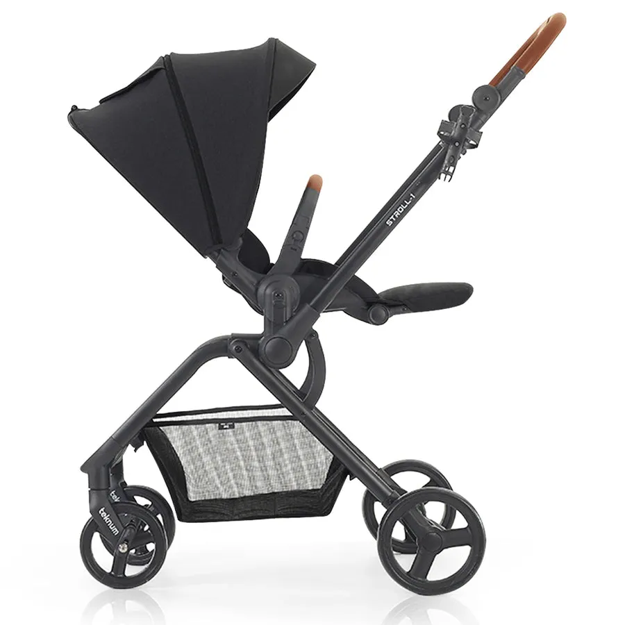 Teknum Stroll-1 Reversible Travel Stroller (Black)