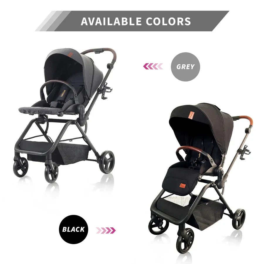 Teknum Stroll-1 Reversible Travel Stroller (Black)