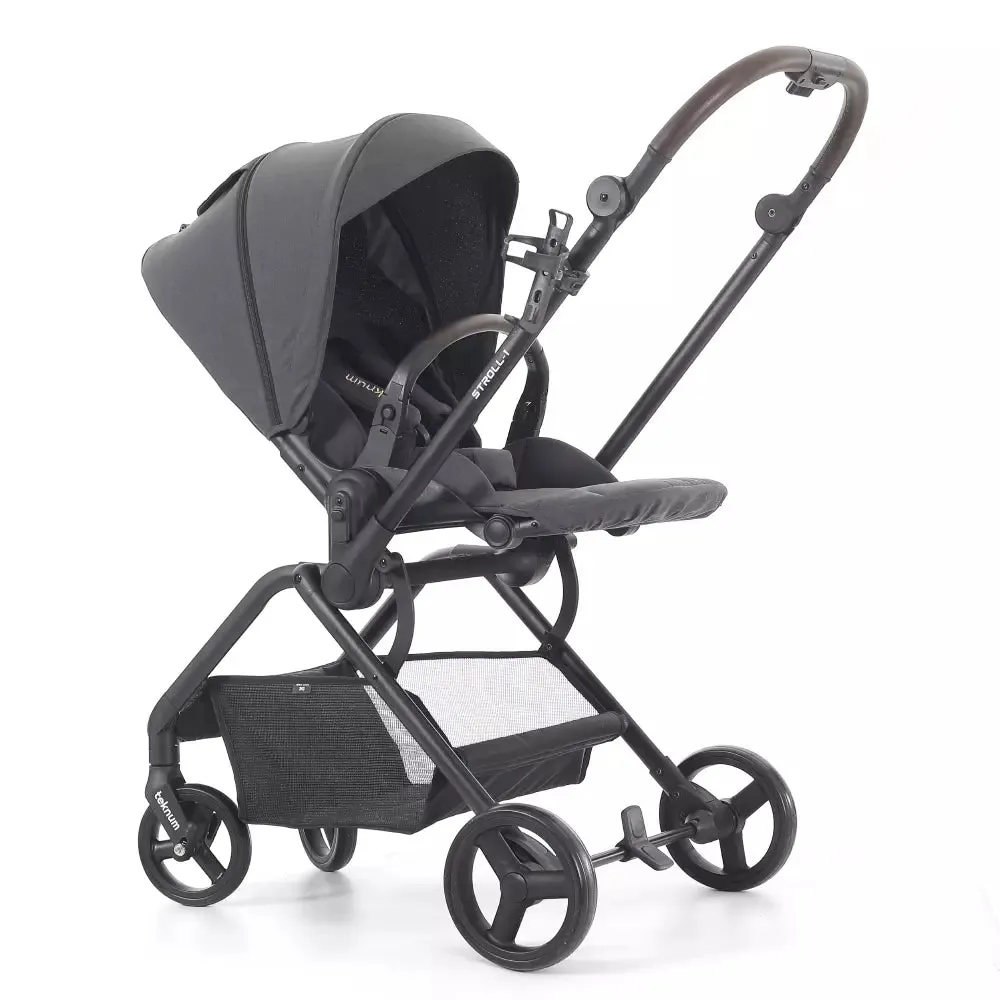 Teknum Stroll-1 Reversible Travel Stroller (Grey)