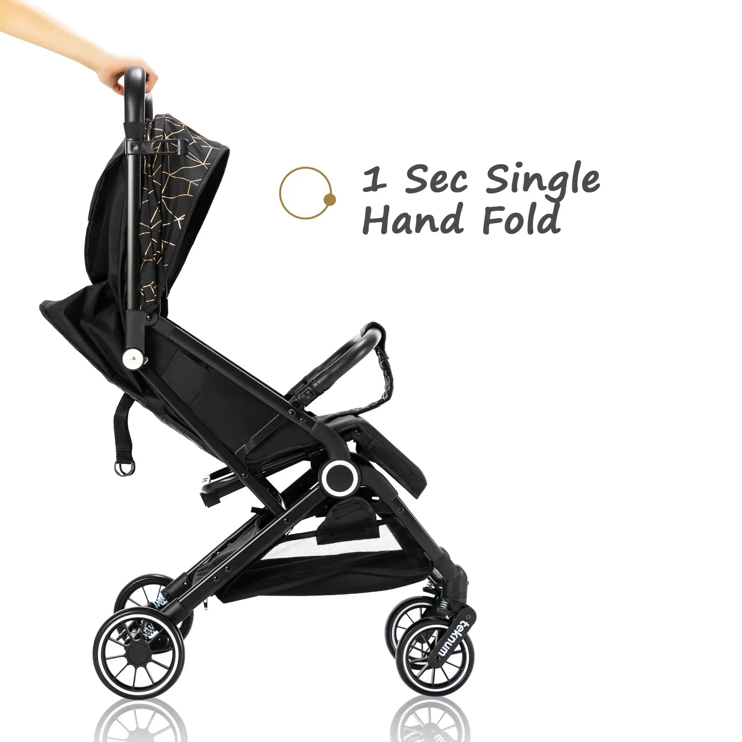 Teknum TravelZen Stroller (Black Gold)