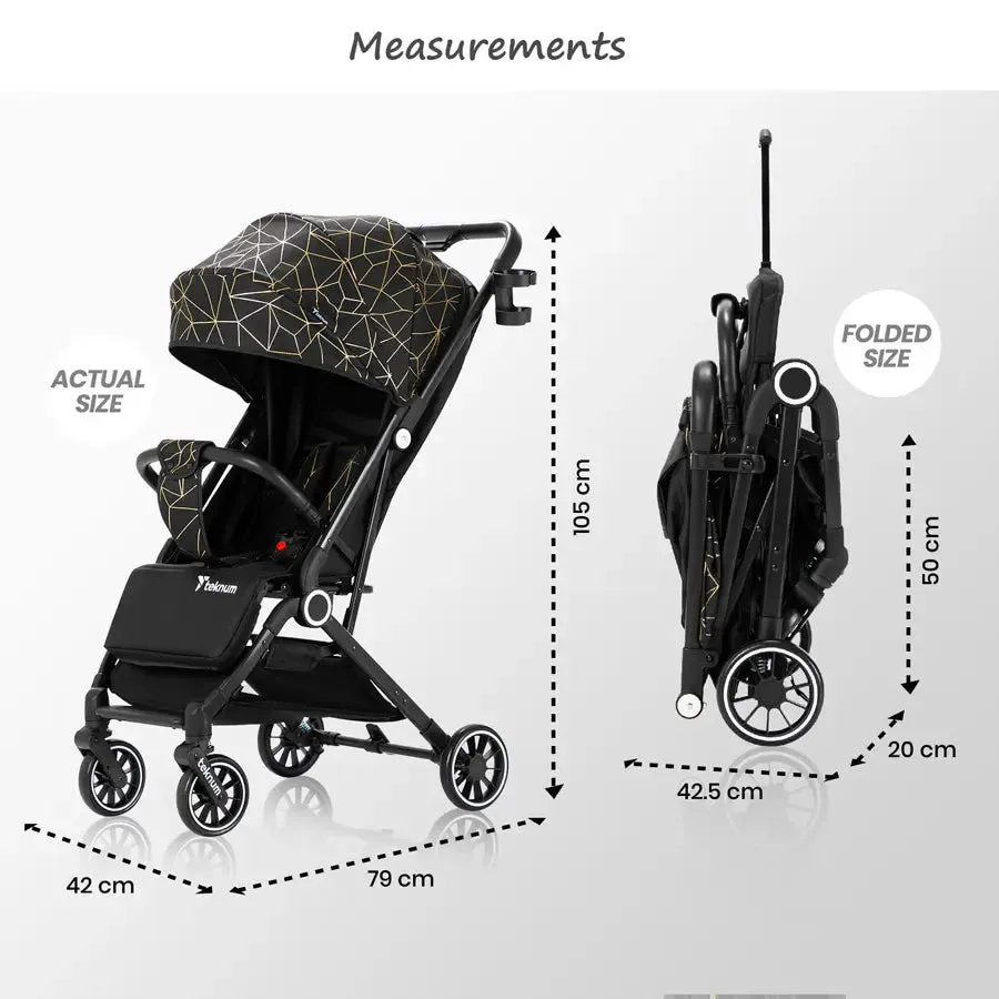 Teknum TravelZen Stroller (Black Gold)