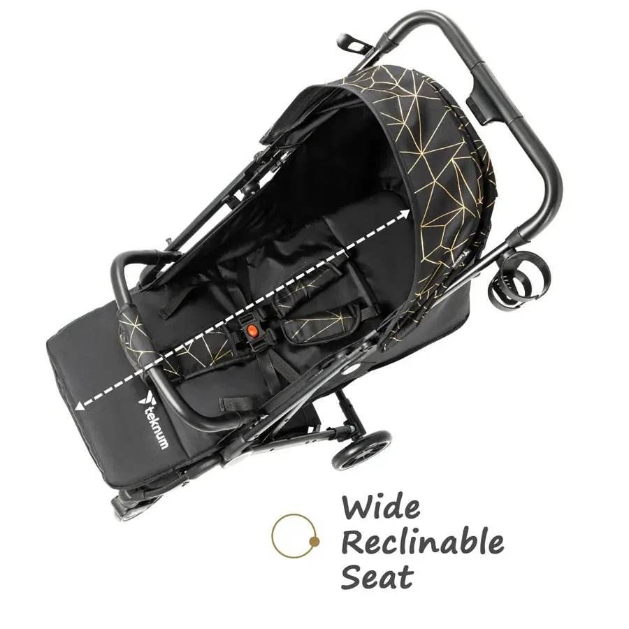 Teknum TravelZen Stroller (Black Gold)