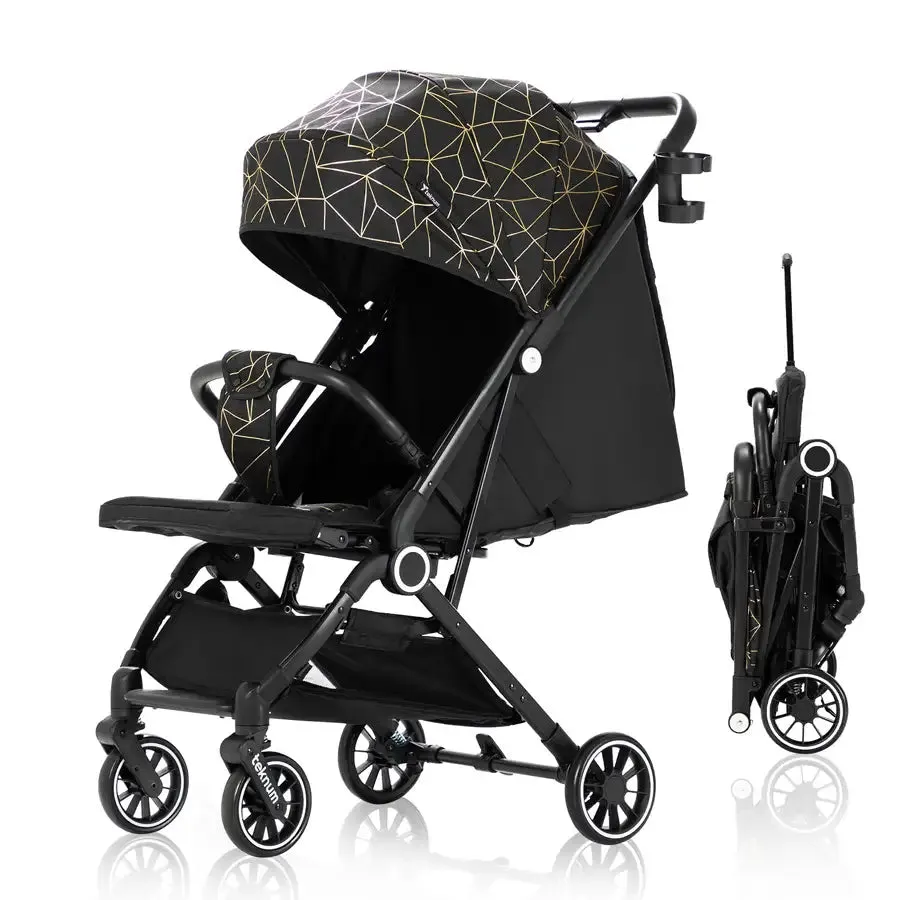 Teknum TravelZen Stroller (Black Gold)