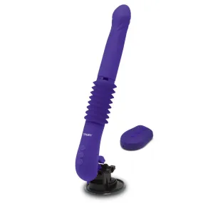 Toyjoy Silicone Purple Rechargeable Thrusting Vibrator