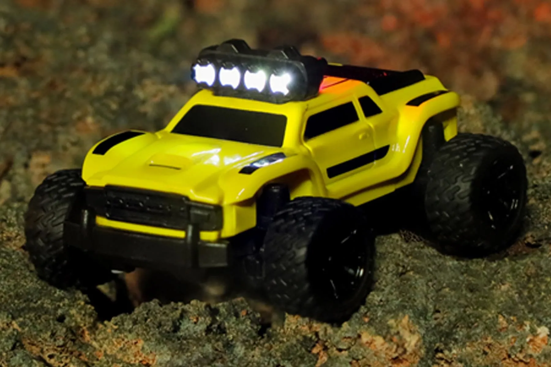 Turbo Racing Monster Truck Yellow 1/76 Scale 2WD - RTR