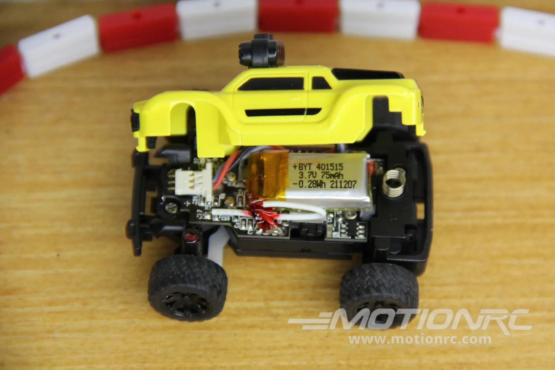 Turbo Racing Monster Truck Yellow 1/76 Scale 2WD - RTR