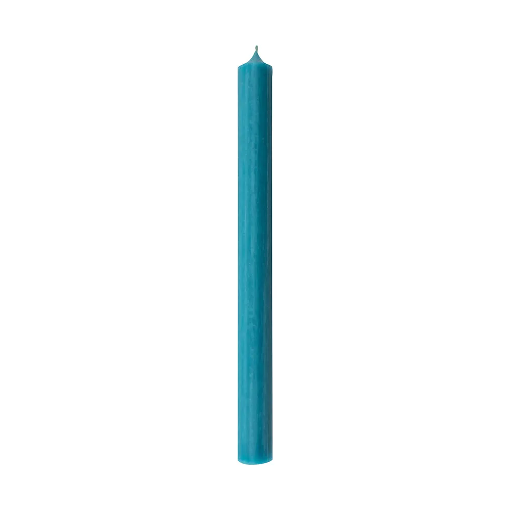 Turquoise Dinner Candle