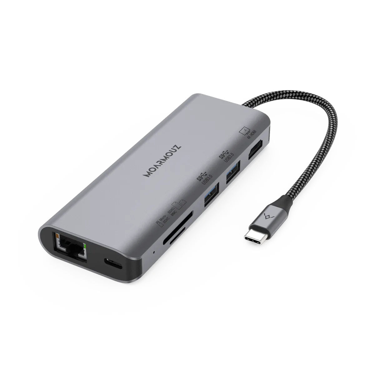 Type C (USB-C) 7 in 1 Gigabit Hub