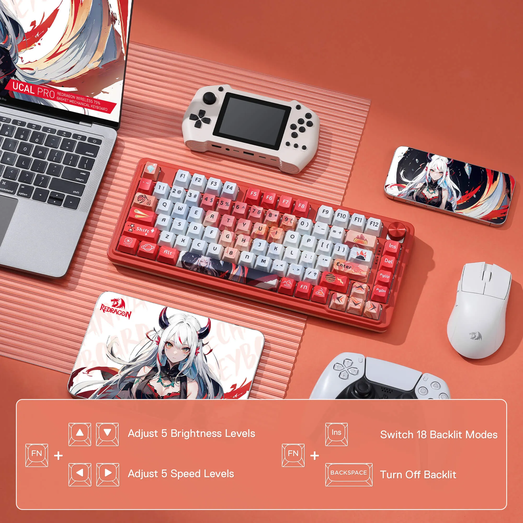 UCAL K673 PRO Anime Keyboard