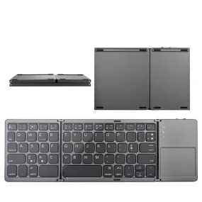 Universal Mini Foldable Wireless Keyboard with Touchpad