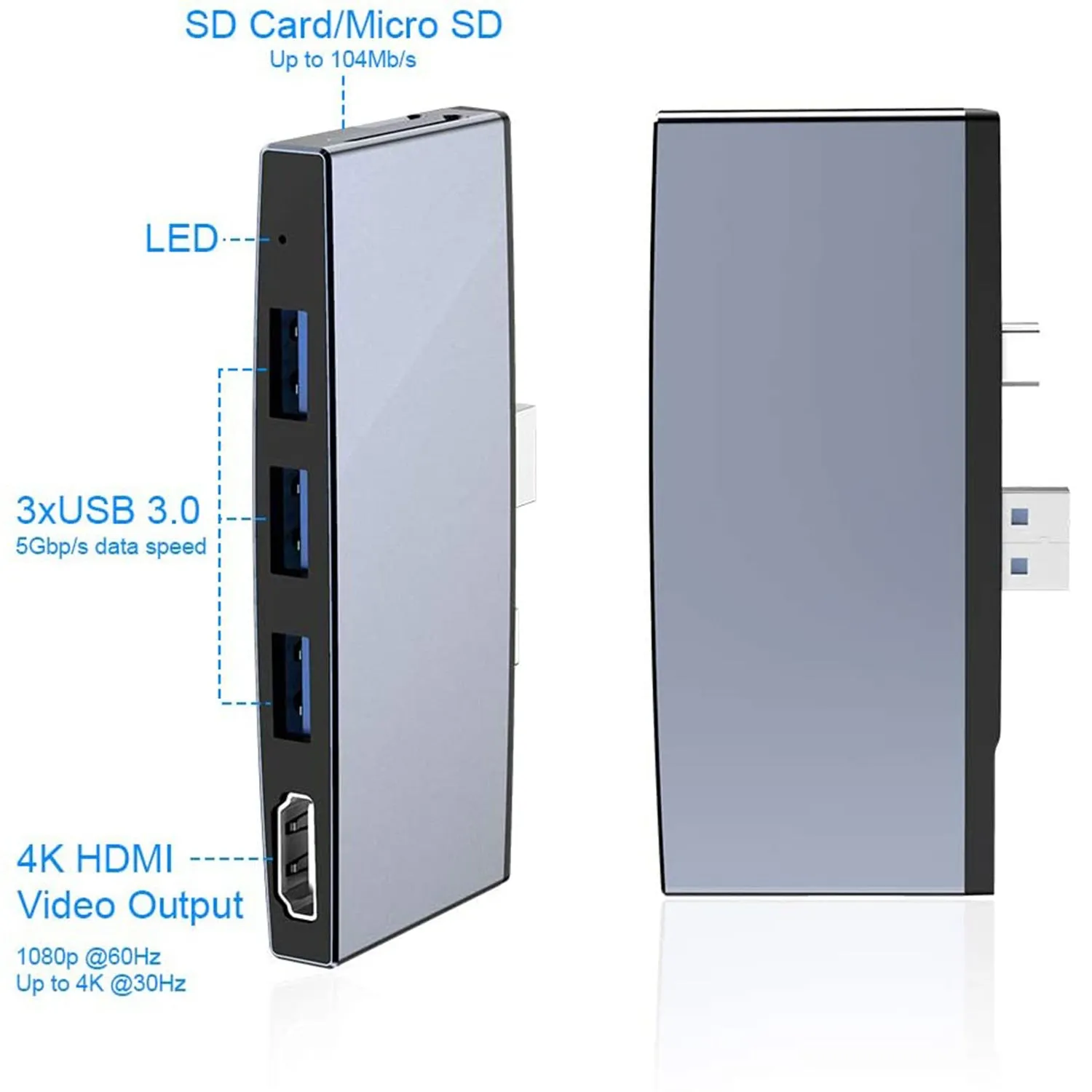 USB3.0 docking station HUB hub docking station adapter suitable for surface pro