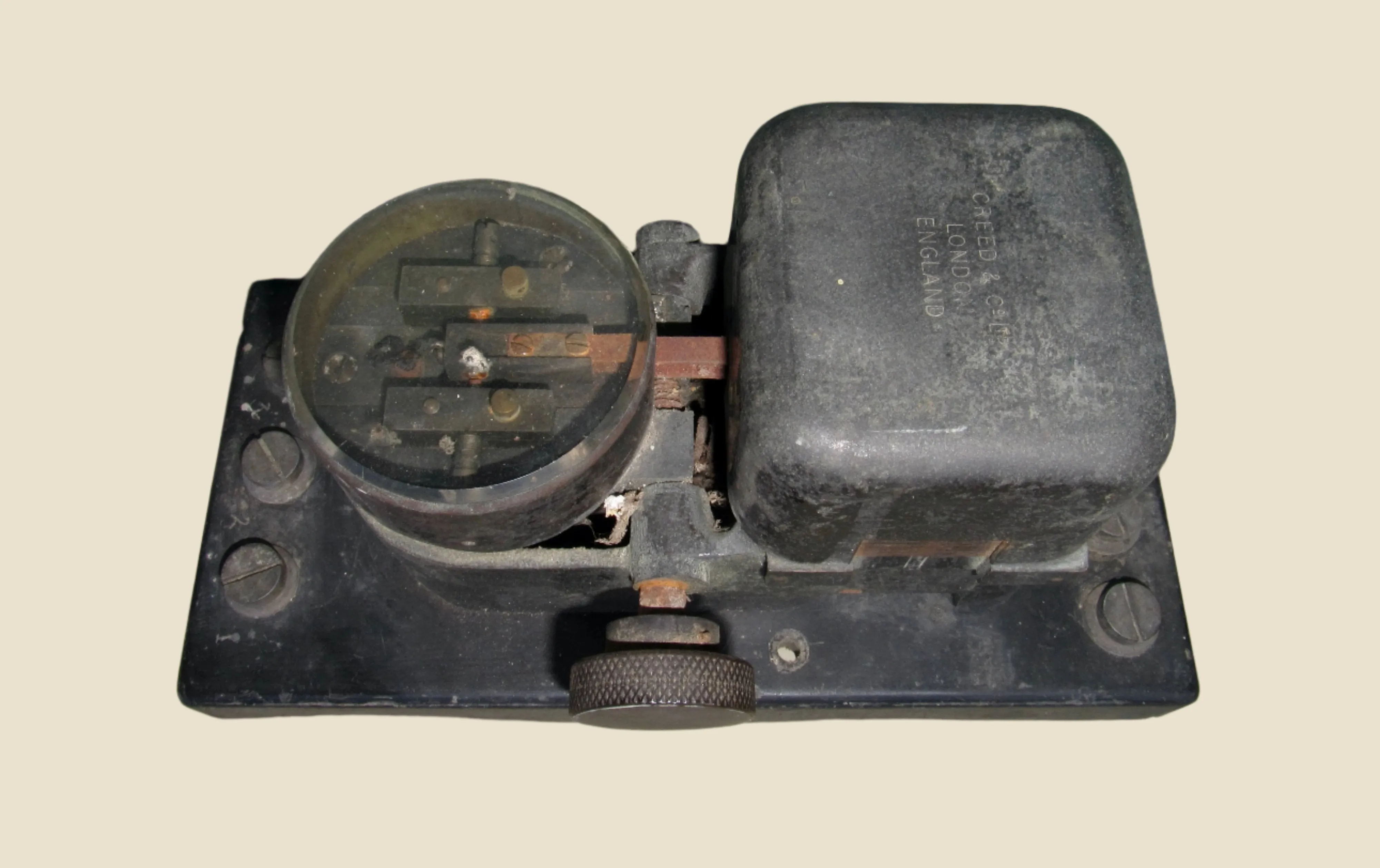 Vintage Telegraphy Morse Repeater by Creed & Co