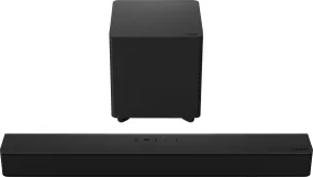 VIZIO - 2.1-Channel V-Series Home Theater Sound Bar with DTS Virtual:X and Wireless Subwoofer - Black