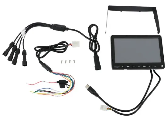 Voyager Monitor and Camera Kit - 7" Screen - Rear and Side Cameras - VOS74TQKIT