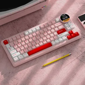 VTER K75 Mechanical Keyboard with Multifunctional Knob Display