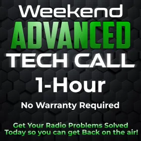 Weekend Advanced Tech Call