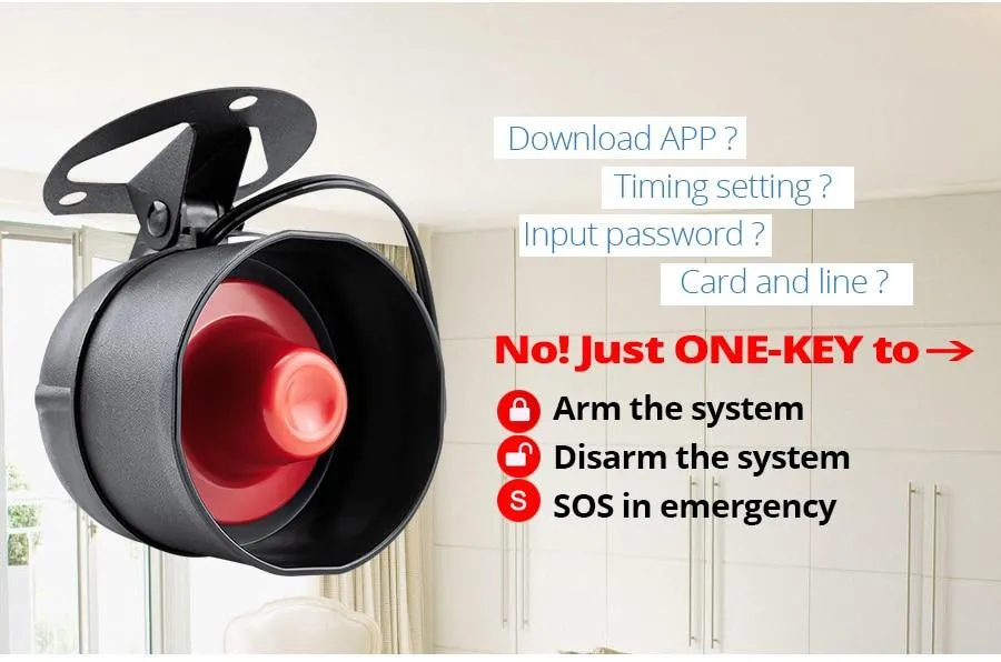 Wireless Burglar Alarm Security System