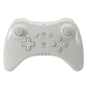 Wireless Classic Pro Controller Remote Gamepad   Cable for Nintendo Wii U Multi Color - White