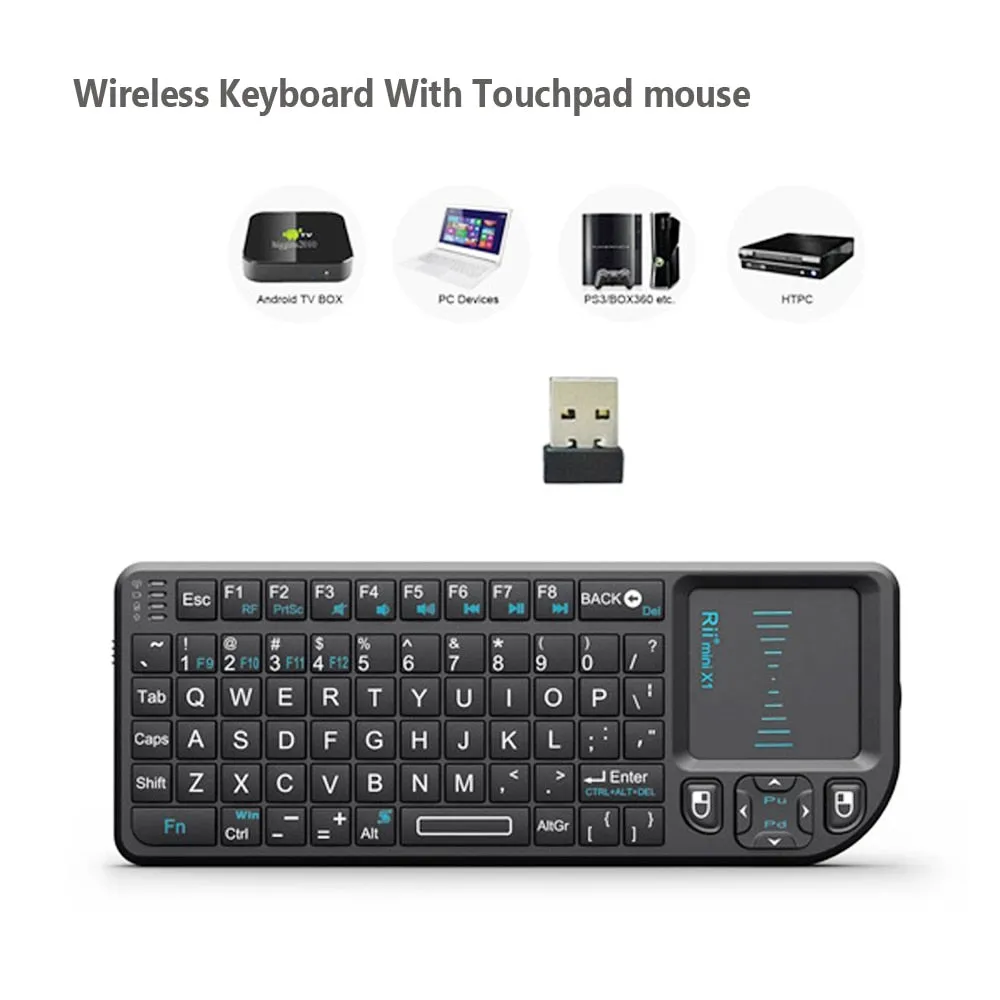 Wireless Universal Mini Keyboard Touchpad