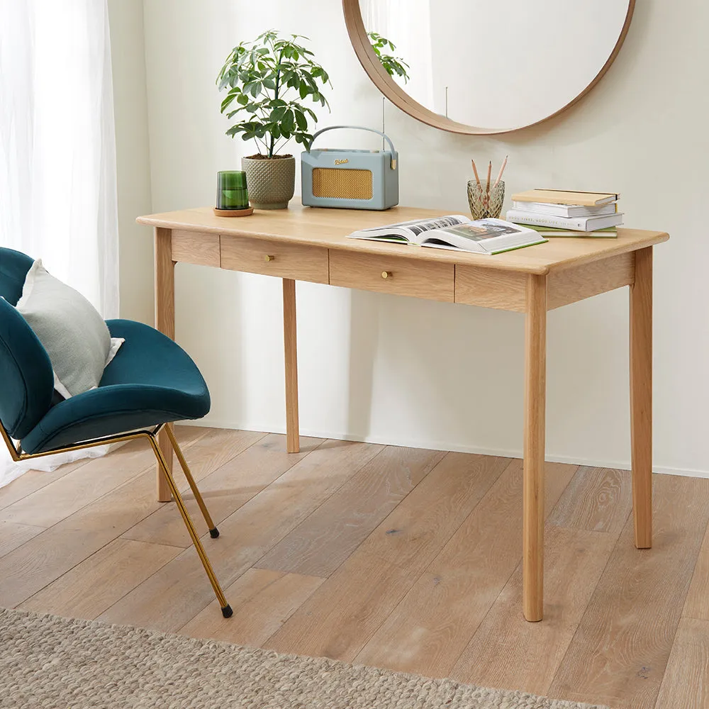 Wright Oak Desk and Dressing Table