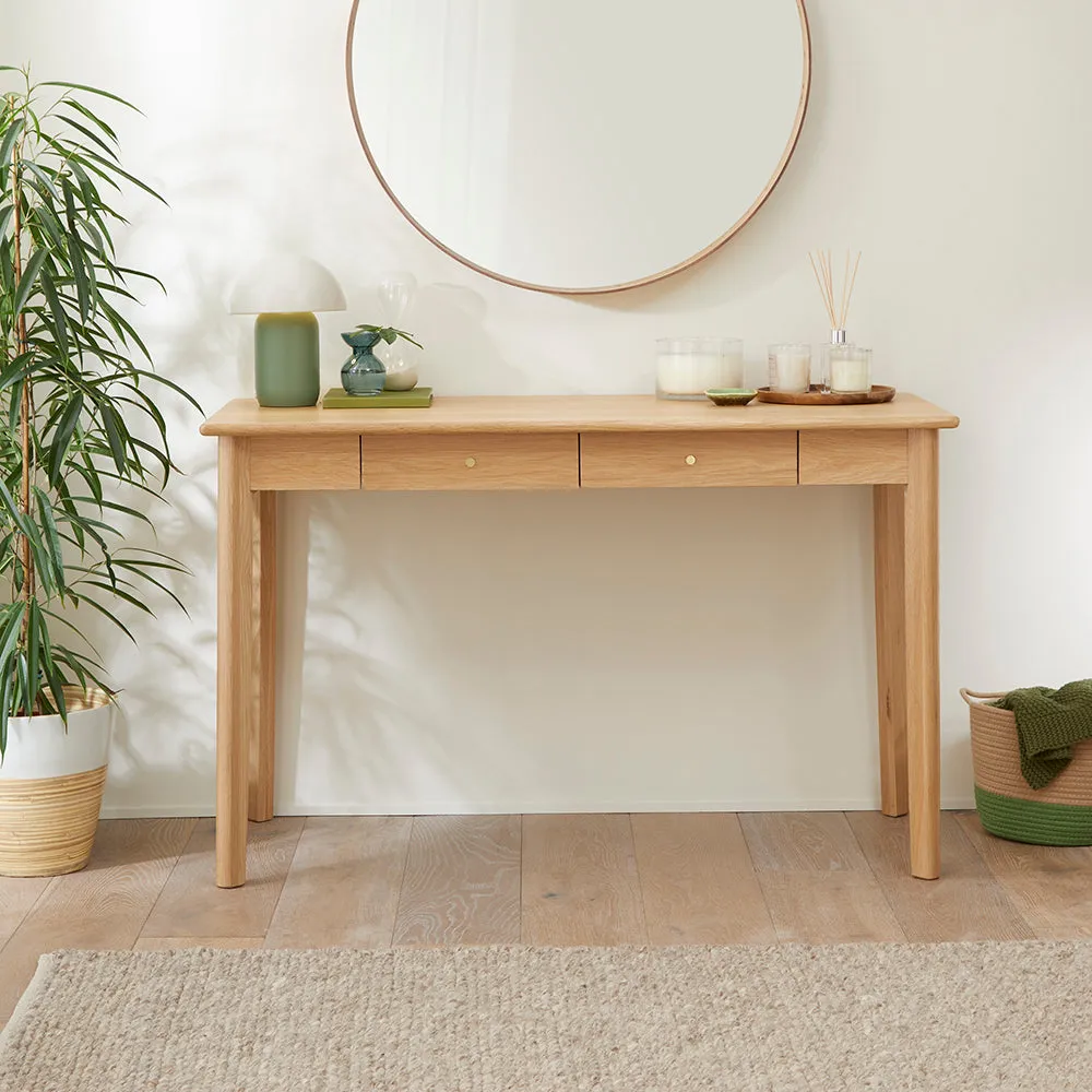 Wright Oak Desk and Dressing Table