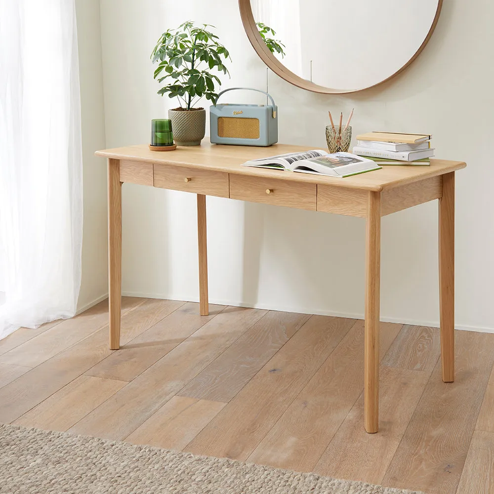 Wright Oak Desk and Dressing Table