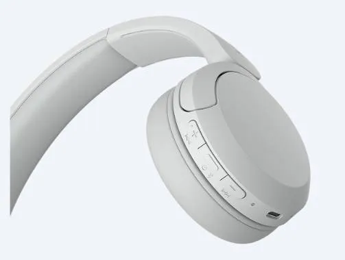 Wz E / Sony Wireless Headphones With Microphone 50-Hour Battery Life White