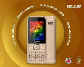 Xmobile SL100 PLUS - 2.4 Inch - 3000mAh Battery - Dual Sim - Wireless FM Radio - Any Color