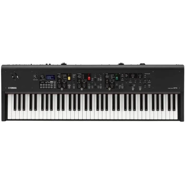 Yamaha CP73 Digital Stage Piano w/ Balanced Hammer Standard Keyboard In Black